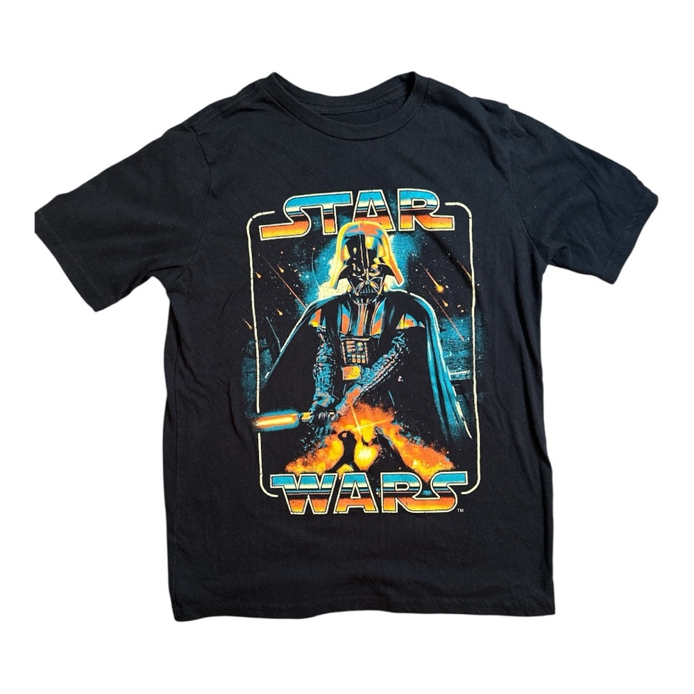 Star Wars Black and Orange Graphic Shirt